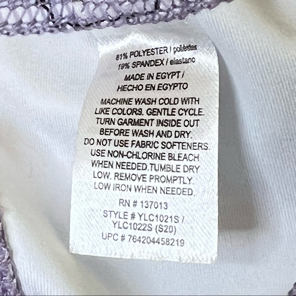 Marika Sport Purple Ash Stormy Sky Yoga Workout Leggings Medium 8-10 NWT - Picture 8 of 9